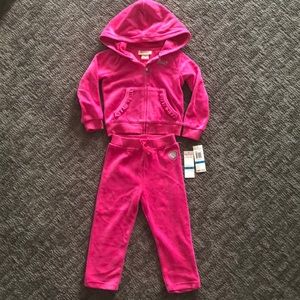 Juicy Couture Pink Velour Tracksuit Toddler 24 months (2T)